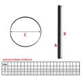 5mm Wide Turntable Rubber Belt Replacement Flat Drive Belt for Vinyl Record Player Phono Belt-Driven Turntables Dropshipping. 