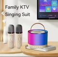 K52 Wireless Bluetooth Speaker Karaoke Speaker Multifunction with 1or 2 Microphone RGB Portable Music Player Karaoke Machine for Child Home Gift Bluetooth Speaker. 