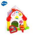 Hola Multifunctional Musical Toys Baby Fun House Electronic Geometric Blocks Sorting Learning Educational Toys Gift(null). 