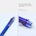 Multicolor Pen 6 in 1 Ballpoint Pen 5 Colors Ball Pens Refill and 0.5mm Mechanical Pencil Lead Office School Korean Stationery Shapewear.