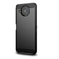 For Nokia 8.3 5G Nokia 8 V 5G UW Back Covers Luxury Carbon Fiber Stylish Rubber Silicone Armor Designed Shockproof Flexible Camera Bumper Protective TPU Camera Mobile Phone Cases. 