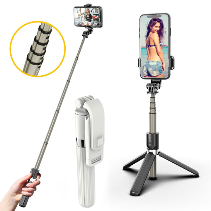 L03%20Bluetooth%204.0%20Wireless%20Aluminum%20Alloy%20Selfie%20Stick%20Tripod%20Foldable%20Monopods%20for%20Gopro%20SmartPhones%20Camera%20-%20Image%206