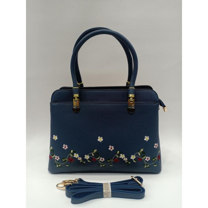 Chambers Bag Navy Women\'s Bag Navy Smooth Vancouver Bag | Demellier main image 4