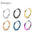 【DM bag factory Store】Innopes 1Pair Earring Steel Stainless Steel Circle Hoop Earring for Women Men Ear Rings Huggie Earring 10-20mm. 