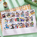 Panda Online Special Oil And Paper Tape, Sweet Little Things Series, Hand-painted Cute Characters, Hand Tent Materials, Decorative Stickers.