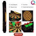 Magnetic Roll-up Dart Board Game 17". 