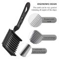 Blend Friend Fade Comb Ergonomic Gradienter Design Hair Cutting Comb Curved Positioning Comb Barber Supplies Men Styling Tool. 