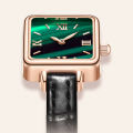 Mark Huafei brand watch women's men's small square watch fashion retro light luxury square Douyin niche watch. 