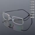Eyeglasses Hyperopia Eyewear Men Women Presbyopia Ultralight Memory Titanium Reading Glasses. 