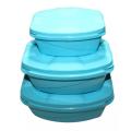 Food Storage Container Box with Lid- 3 Pieces Set. 