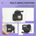 Magnetic Action Camera Chest Mount Quick Release Compatible For Pocket 3/Action/Insta 360 Action Camera Bracket Accessories. 
