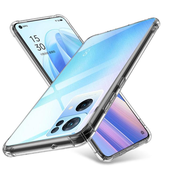 Oppo Reno 7 Pro (5g) Soft Silicone Transparent Back Cover Full Protection Shock Proof/ Break Proof Reno 7 Pro (5g) Phone Case