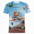 Disney Planes T-Shirts Cartoon Anime 3D Print Streetwear Men Women Fashion Oversized T Shirt Kids Boys Girls Tees Tops Clothing.