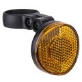 For Air Tag Bike Reflective Tail Light Bicycle Rack for Tail Safety Warning Lamp Bike Rear Reflector Yellow Easy to Use.