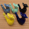 1pc Ceramic Toy Bird Water Whistle Musical Instrument For Kid Early Learning Educational. 