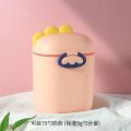 Portable baby milk powder box with spoon Dinosaur baby box food storage Outside Travel large capacity food storage box. 