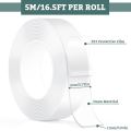 5m Nano Tape Double Sided Tape Transparent NoTrace Reusable Waterproof Adhesive Tape Cleanable Home. 