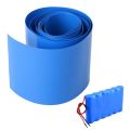 18650 Li-Ion Battery Heat Shrink Tube Wrap Skin Pvc Shrinkable Film Tape Sleeves 1Feet 50mm.