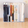 【Exclusive】 Plastic Desk File Sorter Holder Easy to Clean Book Paper Storage Dividers for Home Office & Classroom. 