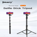 Jmary MT39 61inch Heavy Duty Aluminum Extendable Cell Phone Tripod Stand Selfie Stick Tripod with phone clip.