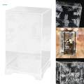 Cake Display Box Acrylic Cake Stand with Cover for Birthday 20x20x28.5CM.