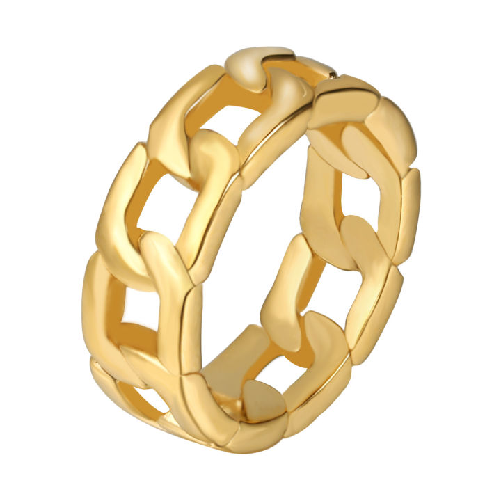 Stainless%20Steel%207mm%20Wide%20Band%20Ring%20Hip%20Hop%20Thumb%20Rings%20Fashion%20Cuban%20Link%20Chain%20Rings%20-%20Image%204