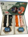 5G SIM Supported+camera Watch SIM-200 PLUS Ultra 3 Smartwatch + Google Smart watch Super Amoled 2.2 Inch Big Display Full Touch screen and Wireless charging Smartwatch Calling, Networking, Video, Location,Gaming SmartWatch Model- SIM-200P LUS- Sl-16548.