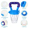 Baby Food Feeder Pacifier | Frozen Fruit Teethers for Babies | Baby Food Dispensing Spoon | Baby Silicone Feeder Pacifier | Teething Feeder | Baby Fruit Pacifier Feeder. 