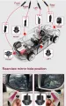 For Android with built-in 360app 3D Around view 360 car camera Panoramic image system 360 Camera car Accessories. 