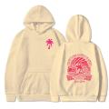 Everything Comes in Waves Graphic Sweatshirts Hoodies Women Surfer Lover Gift Pink Palm Puff Cartoon Classic Street Style Hoodie.
