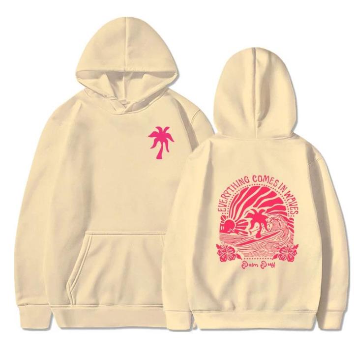 Everything%20Comes%20in%20Waves%20Graphic%20Sweatshirts%20Hoodies%20Women%20Surfer%20Lover%20Gift%20Pink%20Palm%20Puff%20Cartoon%20Classic%20Street%20Style%20Hoodie%20-%20Image%207