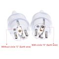 European Schuko 16A Power Plug IP44 Industry France/Germany Connector EU 2 Round Pins Adapter Type F AC Electrical Power E-012*. 
