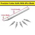 Precision Hobby Knife, Stainless Steel Cutter Craft Knive Set. 