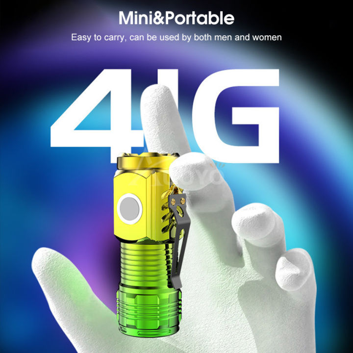 Auoyo%20Flashlight%20MINI%20Flashlight%20USB%20Charging%20Flashlight%20Super%20Bright%20Flashlight%20Waterproof%20Pen%20Clip%20Flashlight%20Three%20Eye%20Design%20Portable%20Torch%20for%20Camping%20Outdoor%20Super%20Bright%20Five%20Lighting%20Modes%20-%20Image%204