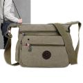 【Toy life hall】Canvas Men'S One-Shoulder Bag Korean Edition Large Capacity Bag Leisure Travel Shoulder Backpack. 