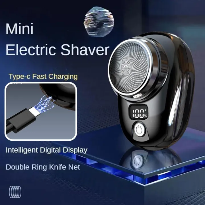 Usb%20Mini%20Shave%20Stainless%20Steel%20Pocket%20Size%20Electric%20Shaver%20Men%20Antiskid%20Travel%20Portable%20Lcd%20Digital%20Display%20Rechargeable%20Razor%20-%20Image%205