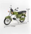 1:10 Honda JH-70 Motorcycle Diecast Model – Premium Collectible, Home Décor & Gift Idea in Red Foam Box. 