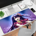 Oshi No Ko Hoshino Ai Gaming Mouse Pad Kawaii Girl Large Desk Pad Desk Mat Gamer Mouse Mat XL Mousepad For Laptop PC Accessories. 