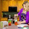 86mm/70mm Wide Mouth Mason Jar Fermentation Lid Keep Food Submerged Kit.