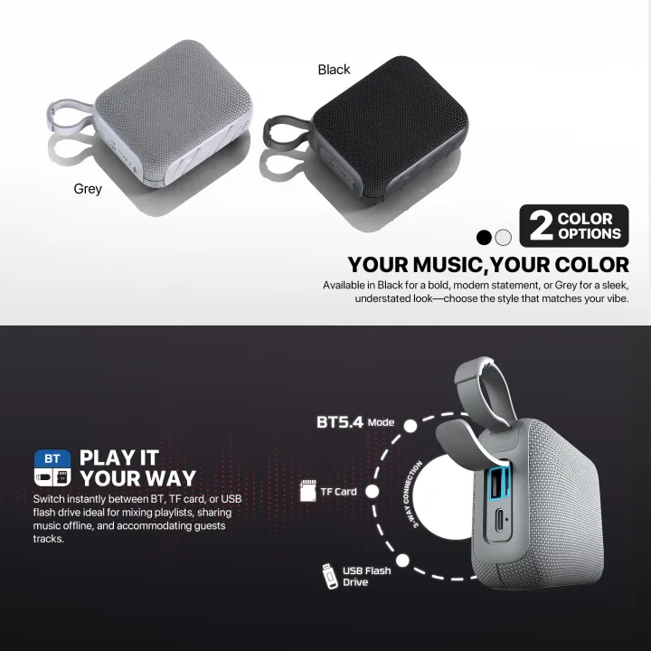 FANTECH%20BS153%20NeraBox%20MINI%20Portable%20Bluetooth%20Speaker%20GREY%20-%20Image%204