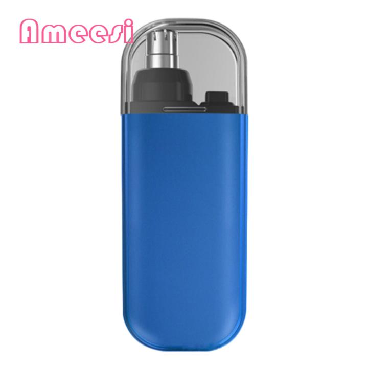 360° Clean Nose Trimmer Portable Usb Nose Hair Trimmer for Men Women Painless Precision Tool with Waterproof Design Dust Protection Cap Fast Charging Hair Clipper for Facial Grooming 7000 Rpm