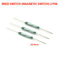 Reed Switch 3.5*20.9mm Magnetic Reed Switch Sensor Normally Open.