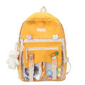 Bag large capacity Harajuku about college style backpack new small fresh Jane girl casual bag student Korean backpack. 