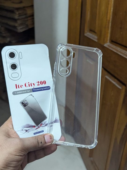 iTel City 200 Premium Silicone Case Crystal Clear Soft TPU Ultra-Thin Transparent Flexible Protective Mobile Phone Back Cover
