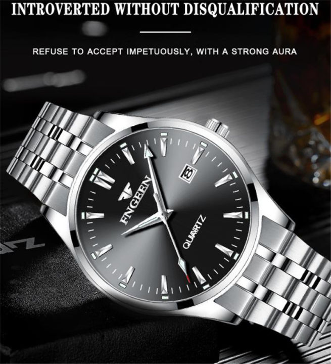 Ststaunch%20FNGEEN%20Men's%20Watch%20Business%20Trend%20Waterproof%20All%20Steel%20Wrist%20Watch%20%20Fashion%20Calendar%20Luminous%20Watch%20Ultra%20Thin%20Student%20Men's%20Quartz%20Watch%20Men's%20Casual%20Business%20Watch%20-%20Image%207