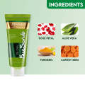 Jovees Detan Face Scrub With SPF |Turmeric & Aloe Vera|All Skin Types Removes tanning |Even skin tone.