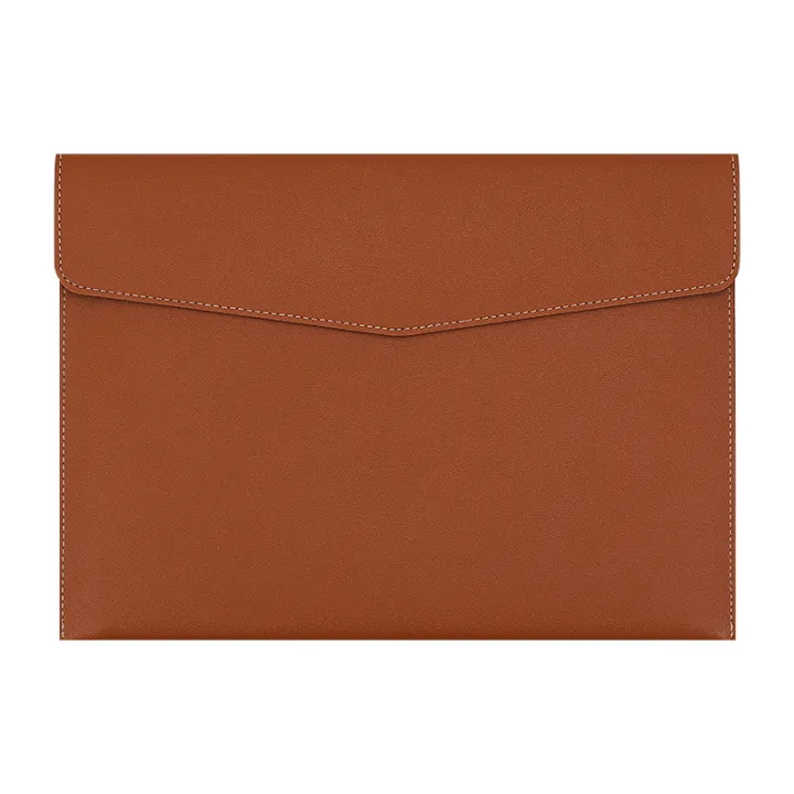 Quality%20PU%20Leather%20Document%20Bag%20Multipurpose%20Use%20A4%20Size-Compatible%20Femme%20Design%20PU%20Leather%20Pouch%20Portable%20Pouch%20Document%20-%20Image%204