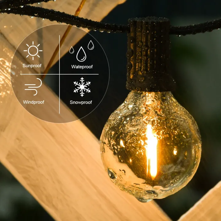 9.6m%20String%20Fairy%20Lights%20Waterproof%20Shatterproof%20Christmas%20G40%20Plastic%20Bulb%20Led%20String%20Light%20Outdoor%20Retro%20Garland%20Wedding%20Light--32FT%20string%20light--%20-%20Image%204