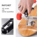 Skate Tool All-In-One Multi-Function Ratchet Skateboard Tool with Skateboard Griptape Eraser Kit.