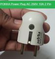 2 piece pokka 2 pin round plug electrical power plug ac 250v 10a 16a 2 pin power cord connector plug. 